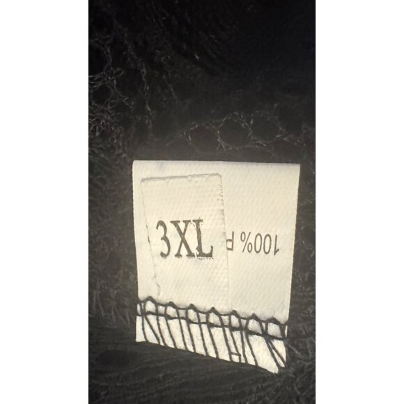 NEW Boho Gypsy 3XL Beach Goddess Swim Cover Up Black - Picture 8 of 12